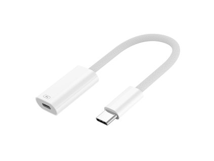 Adaptér USB-C x Lightning - bílý