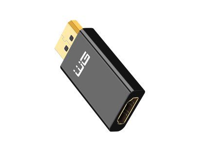 Adaptér DisplayPort x HDMI - černý