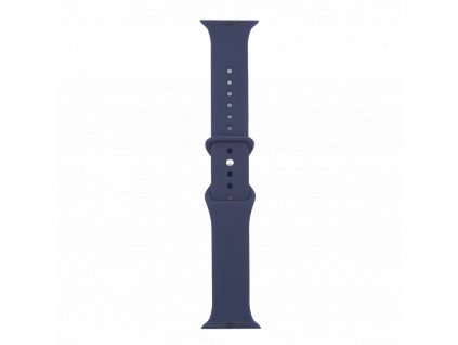 Náhradní silikonový řemínek pro Apple iWatch 42/44/45/49 mm (Tmavě modrý)