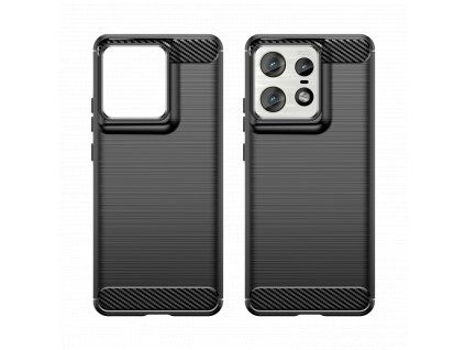 Carbon Case for Motorola Moto Edge 50 Pro 5G - Black