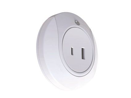 Plug-in LED Night Light WG + 2x USB Port - white