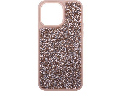 Diamond Case with MagSafe Support for iPhone 15 Pro Max - Gold