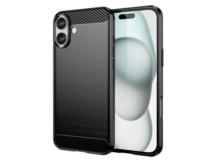 Carbon Case for iPhone 16 Plus - Black