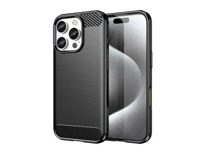 Carbon Case for iPhone 16 Pro - Black