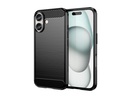 Carbon Case for iPhone 16 - Black