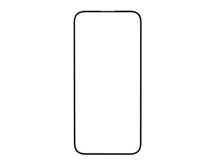 Tvrzené sklo Premium 4D Full Glue iPhone 15 Plus/16 Plus - černé
