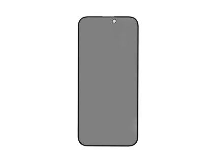 Tempered Glass 4D Privacy Full Glue for iPhone 16 Pro Max - Black