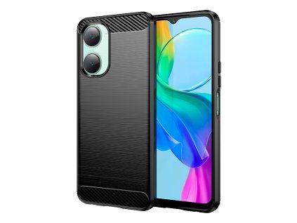 Carbon Case for Vivo Y28s 5G - Black