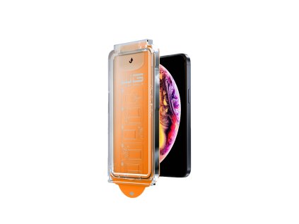 Tvrzené sklo s aplikátorem iPhone 16 Pro (Černé)