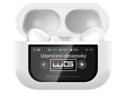 Bluetooth sluchátka WG AirFlex 6 - bílé