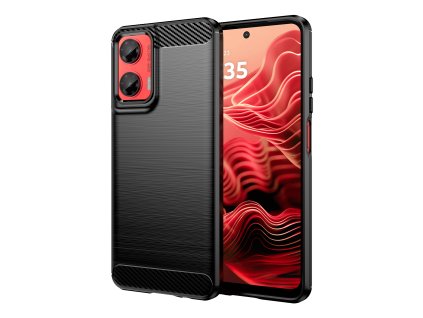 Etui Carbon Motorola Moto G35 5G - czarne