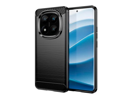 Pouzdro Carbon Xiaomi Redmi Note 14 Pro 5G/14 Pro+ 5G - černé