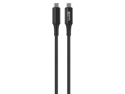 Datový kabel USB-C x USB-C 1m 240W - černý