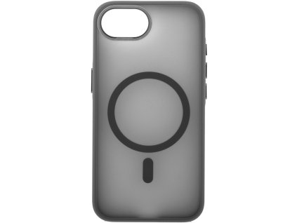 Pouzdro Matte Frame s podporou MagSafe iPhone 16e/17e - černé