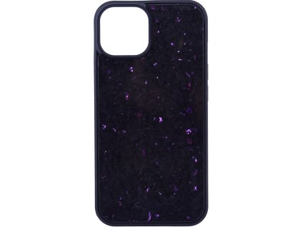 Pouzdro MystiQ s podporou MagSafe iPhone 15 - černo-fialové