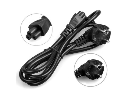 Kabel napájecí C5 vel.A 1,5m - černý