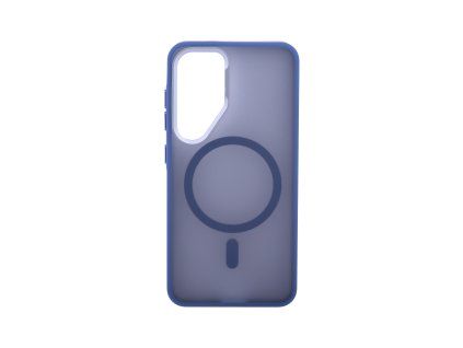 Matte Frame Case with MagSafe Support for Samsung Galaxy S25 5G - Blue