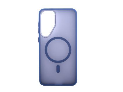 Matte Frame Case with MagSafe Support for Samsung Galaxy S25+ 5G - Blue