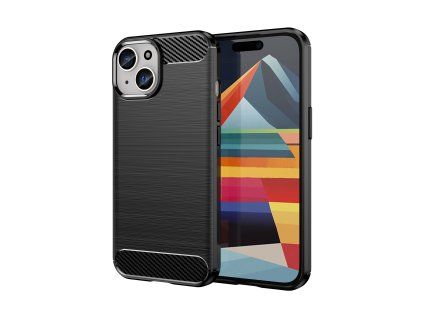 Carbon Case for Realme Note 60 4G/C63 4G/C61 4G/60X 4G - Black