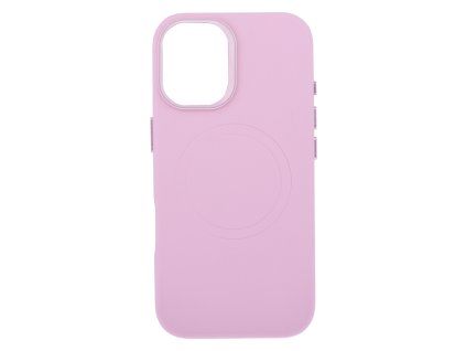 Leather Frame Case with MagSafe Support for iPhone 17 - Pink