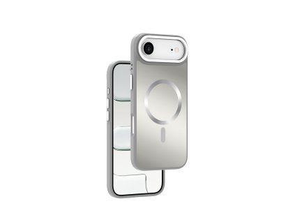 Shining Elegance Case with MagSafe Support for iPhone Air - Silver