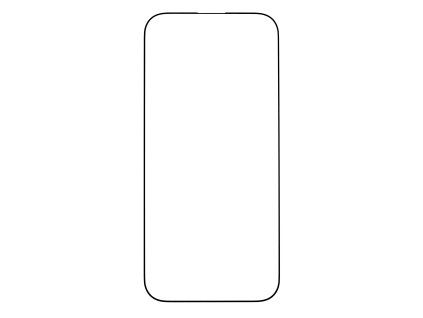 Szkło hartowane 4D Full Glue iPhone 17 Air - czarne