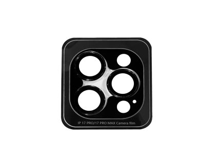 Szkło ochronne na obiektyw iPhone 17 Pro Max - czarne