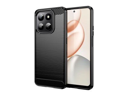 Carbon Case for Honor 400 Smart 5G - Black