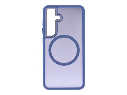 Matte Frame Case with MagSafe Support for Samsung Galaxy S24 5G - Blue
