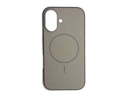 MatteSilk Case with MagSafe Support for iPhone 16 - Grey