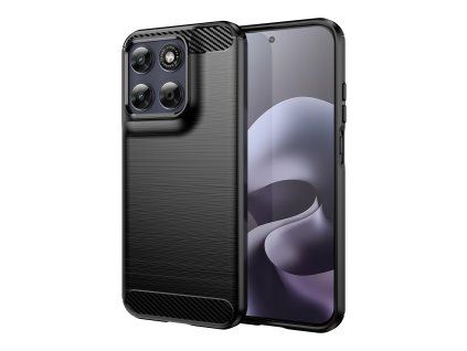 Carbon Case for Motorola Moto G77 5G - Black