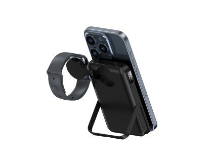 Powerbanka 10000 mAh 1xUSB + kabel Type-C - černá