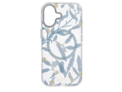 Floral Case with MagSafe Support for iPhone 17 - Blue