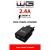 Ładowarka sieciowa 2x USB 12W - czarna