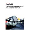 Držák na kolo WG 16 Waterproof 5" - černý