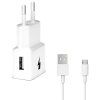 FAST 1x USB 15W Wall Charger + Micro USB Cable - white