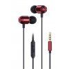 Headphones WG HF Stereo 3.5mm Jack - red