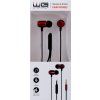 Headphones WG HF Stereo 3.5mm Jack - red