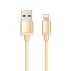 Data Cable USB-A to Lightning MFi 1m 2.4A - gold