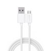 Kabel do transmisji danych USB-A x Micro USB 2m 2.1A - biały