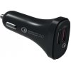 Autonabíječka 2x USB 30W + kabel lightning (Černá)