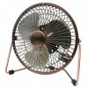 Mini Ventilátor USB - bronzový