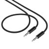 Propojovací AUX kabel jack 3,5mm 1m - černý
