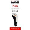 Car Charger 3x USB-A - black