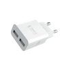 Smart IC 2x USB-A 12W Wall Charger - white