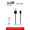 Datový kabel USB-A x Lightning MFI 2m - černý