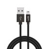 Datový kabel USB-A x USB Mini-B 3m 3A - černý
