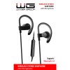 Bluetooth sluchátka WG Sport - černé