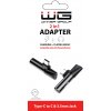 Mini adapter 2w1 USB-C x USB-C i Jack 3.5mm - czarny