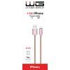 Data Cable USB-A to Lightning 1m 2.1A - pink